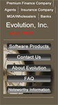 Mobile Screenshot of evolutioninc.com